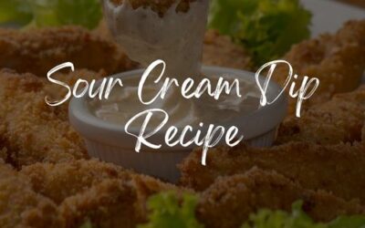 Sour Cream Dip Recipe: The Perfect Game Day Snack!
