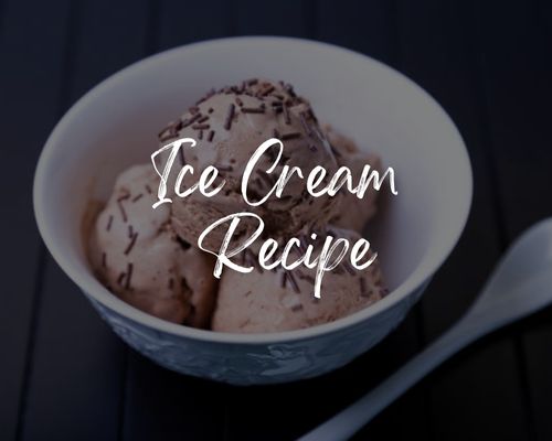 Ice Cream Recipe